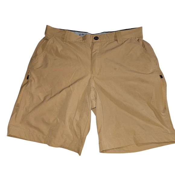 Orvis Other - Orvis Men Tan Shorts Size 34 Hiking Fishing‎ Casual Khaki 8.5 In Inseam Gorpcore